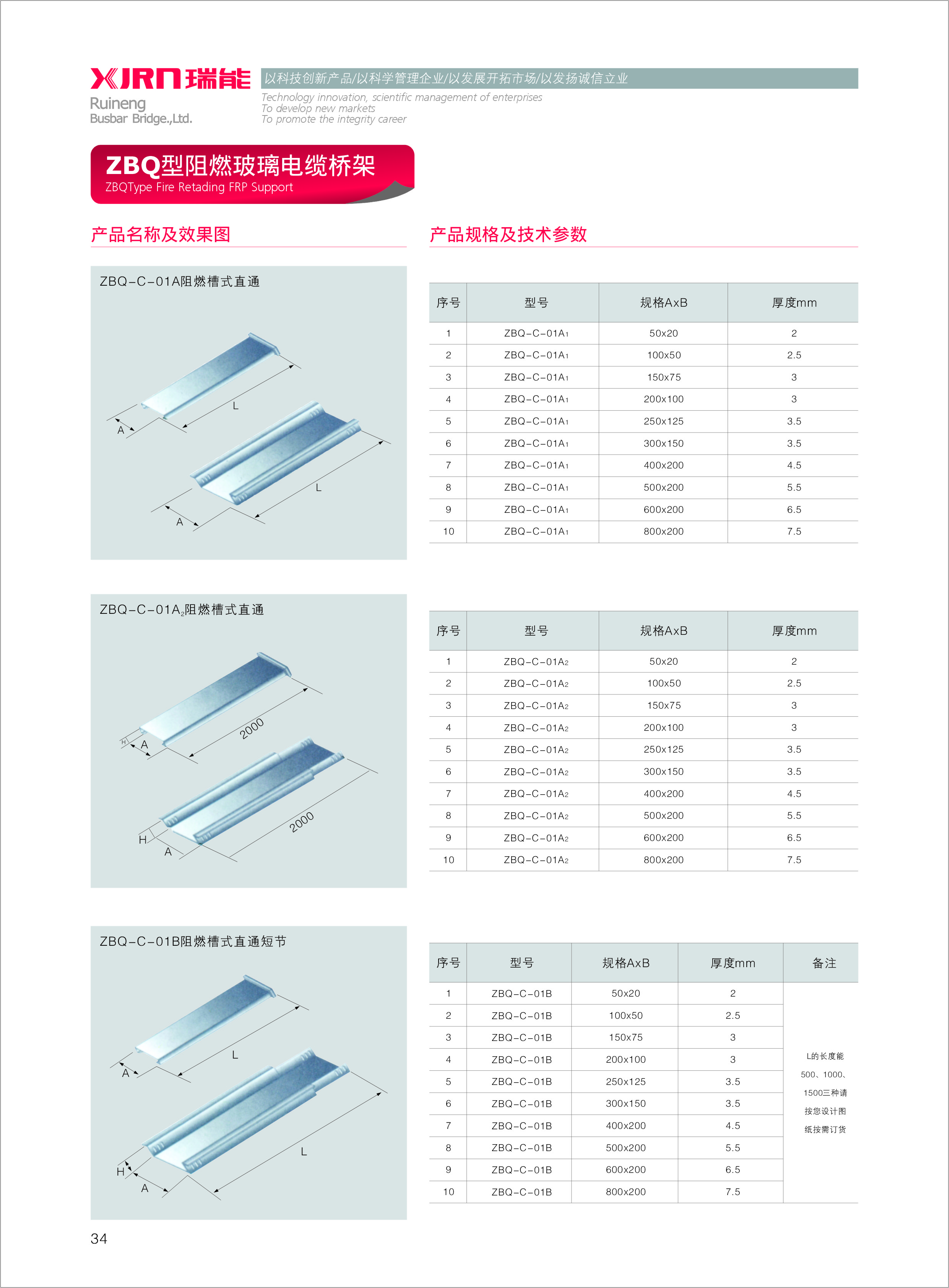 阻燃玻璃钢电缆桥架